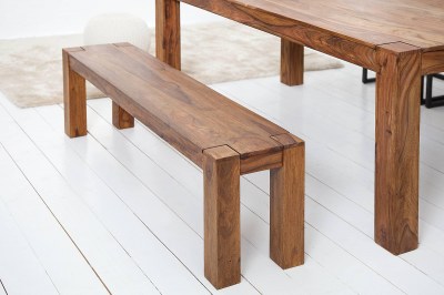 Masívna drevená lavica Elegant 140cm