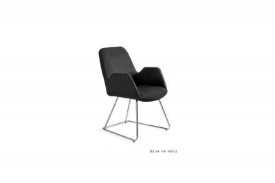 Dizajnová stolička Catherine čierna