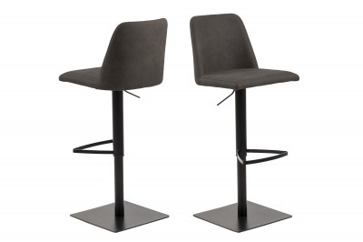 Dizajnová barová stolička Alasdair, antracitová