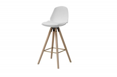  Dizajnová barová stolička Nerea, biela