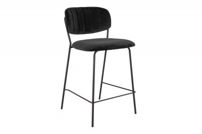 Dizajnová barová stolička Rosalie čierna