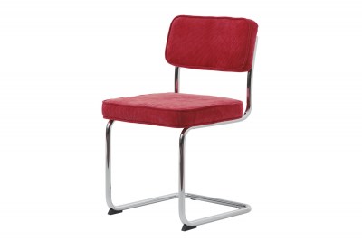 Dizajnová konzolová stolička Denise červená