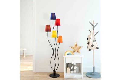 Dizajnová stojanová lampa Daneil 160 cm viacfarebná