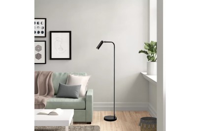 Dizajnová stojanová lampa Pearlie 120 cm čierna