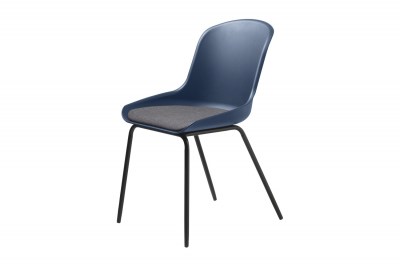 Dizajnová stolička Elisabeth tmavomodrá