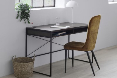 Dizajnová stolička Kendall jantárový zamat