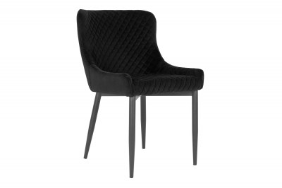 Dizajnová stolička Lapid čierny zamat