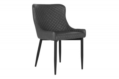 Dizajnová stolička Lapid tmavosivá