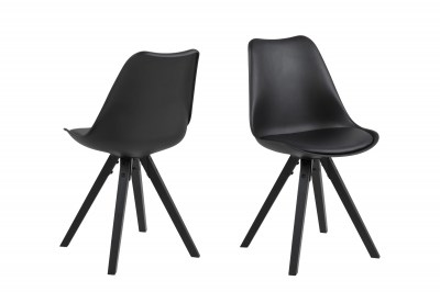 Dizajnová stolička Nascha, čierna 