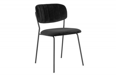 Dizajnová stolička Rosalie čierna