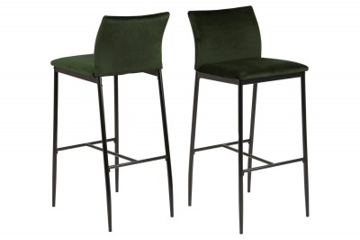 Dizajnová barová stolička Midena olivová