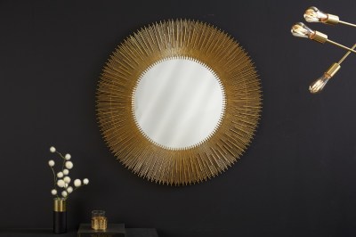 Dizajnové nástenné zrkadlo Letisha 92 cm zlaté