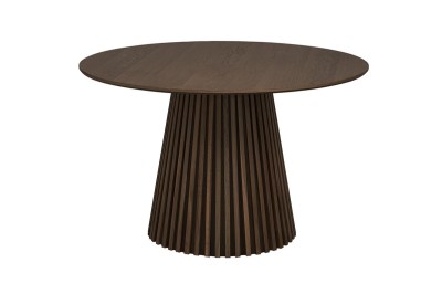 Dizajnový jedálenský stôl Wadeline 120 cm tmavý dub