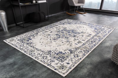 Dizajnový koberec Palani 230 x 160 cm sivo-modrý