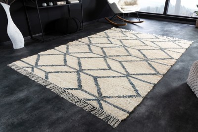Dizajnový koberec Sadiya 230 x 160 cm béžovo-modrý