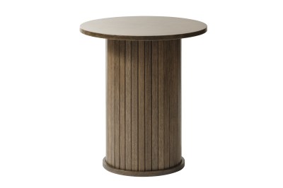 Dizajnový odkladací stolík Vasiliy 50 cm dymový dub