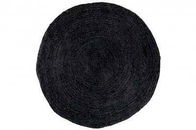 Dizajnový okrúhly koberec Kaitlin 180 cm tmavosivý