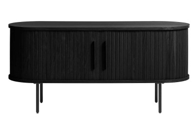 Dizajnový TV stolík Vasiliy 120 cm čierny dub